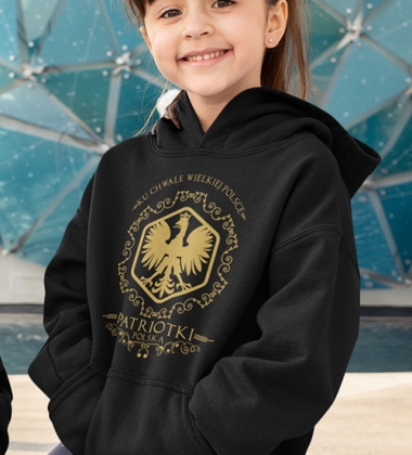 Bluza z kapturem dziecięca PATRIOTKI